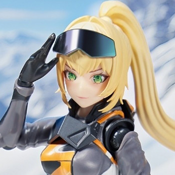 「エクストリームガールシリーズ Shining 凌霜（リンシュゥアン） 合金可動フィギュア」のフィギュア