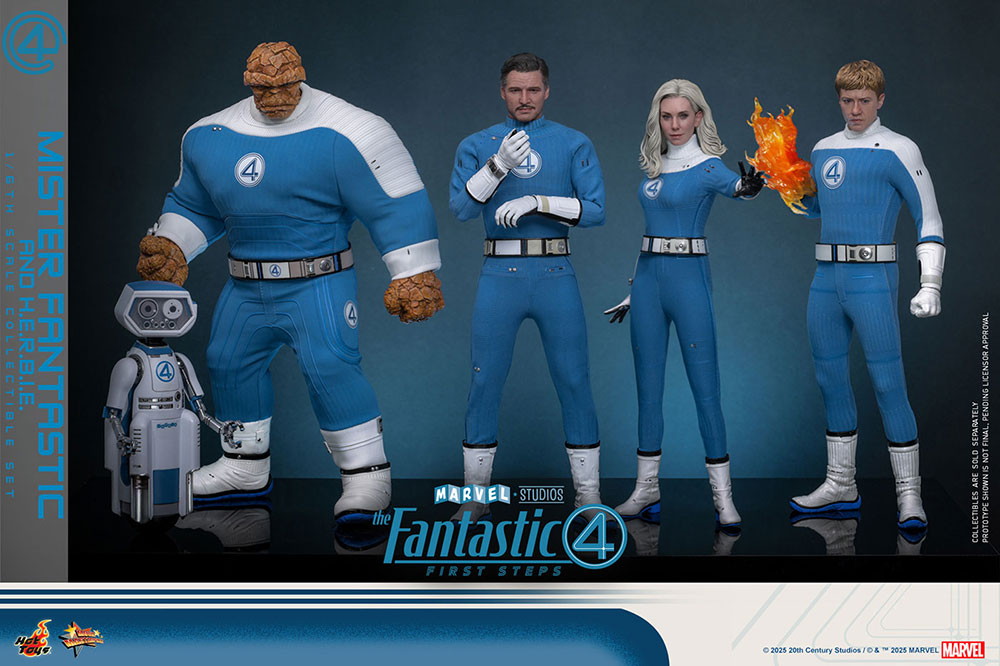 ファンタスティック4：ファースト・ステップ「ミスター・ファンタスティック＆ハービー」のフィギュア画像