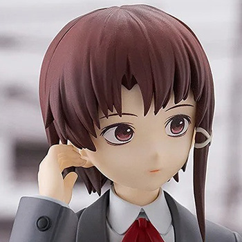 serial experiments lain「POP UP PARADE 岩倉玲音 L size」のフィギュア
