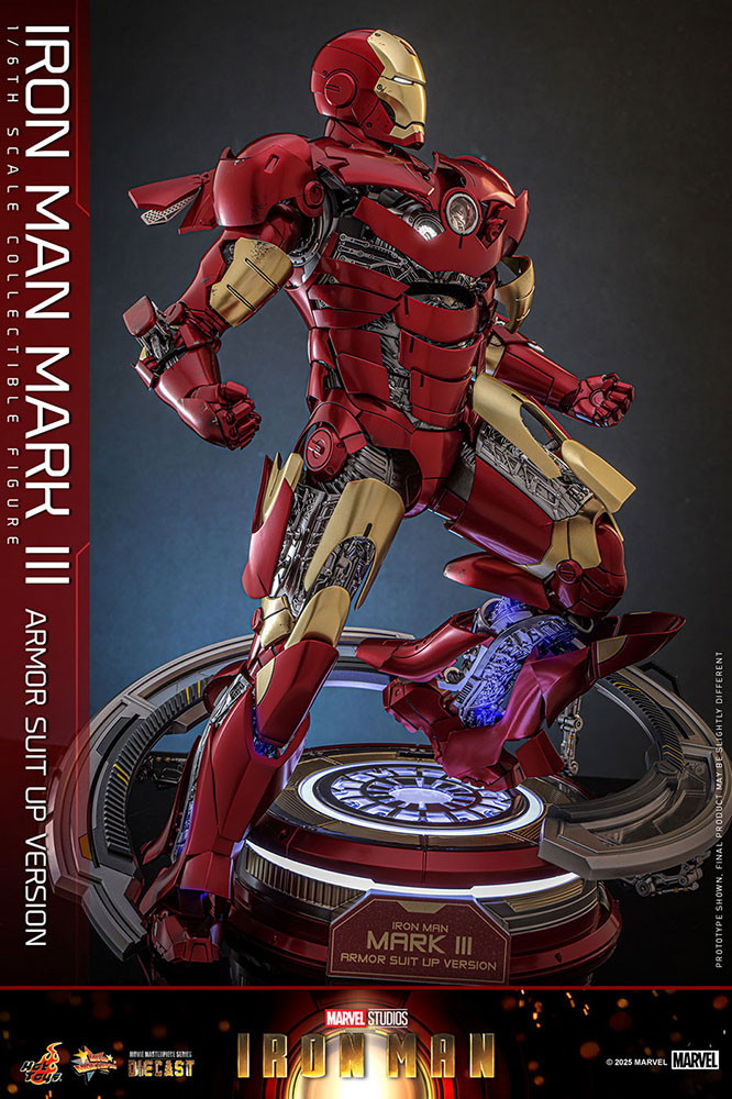 アイアンマン「アイアンマン・マーク3（アーマー・スーツアップ版）」のフィギュア画像