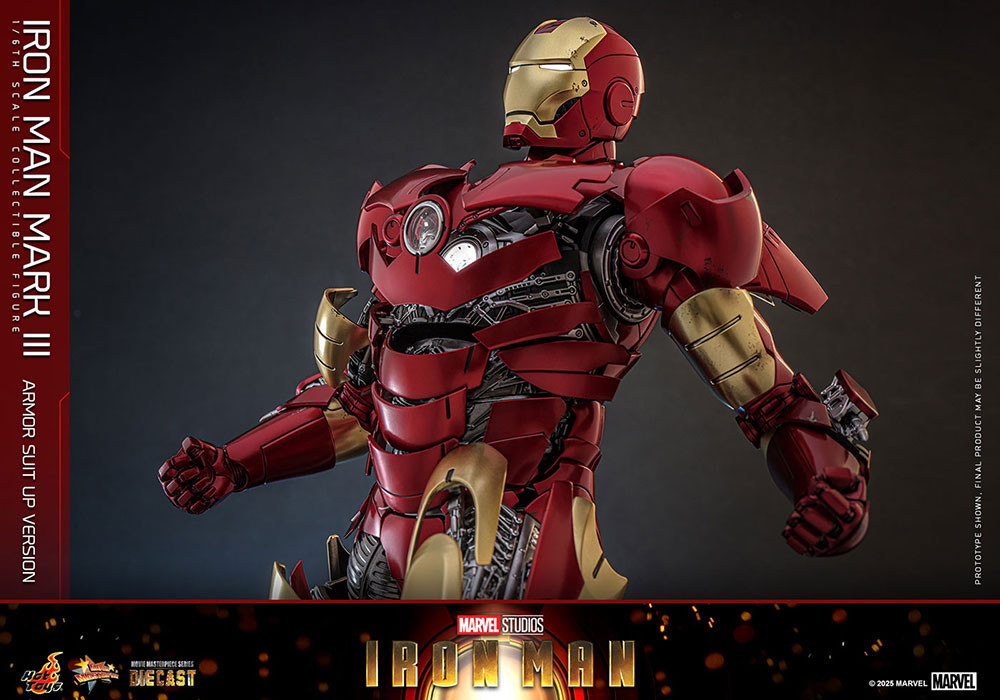 アイアンマン「アイアンマン・マーク3（アーマー・スーツアップ版）」のフィギュア画像