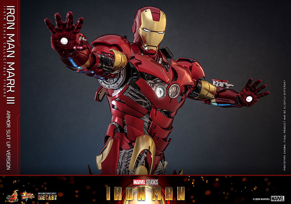 アイアンマン「アイアンマン・マーク3（アーマー・スーツアップ版）」のフィギュア画像