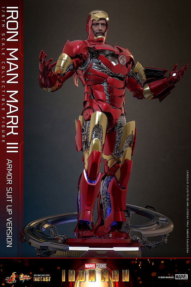アイアンマン「アイアンマン・マーク3（アーマー・スーツアップ版）」のフィギュア画像
