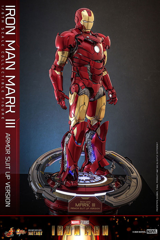 アイアンマン「アイアンマン・マーク3（アーマー・スーツアップ版）」のフィギュア画像