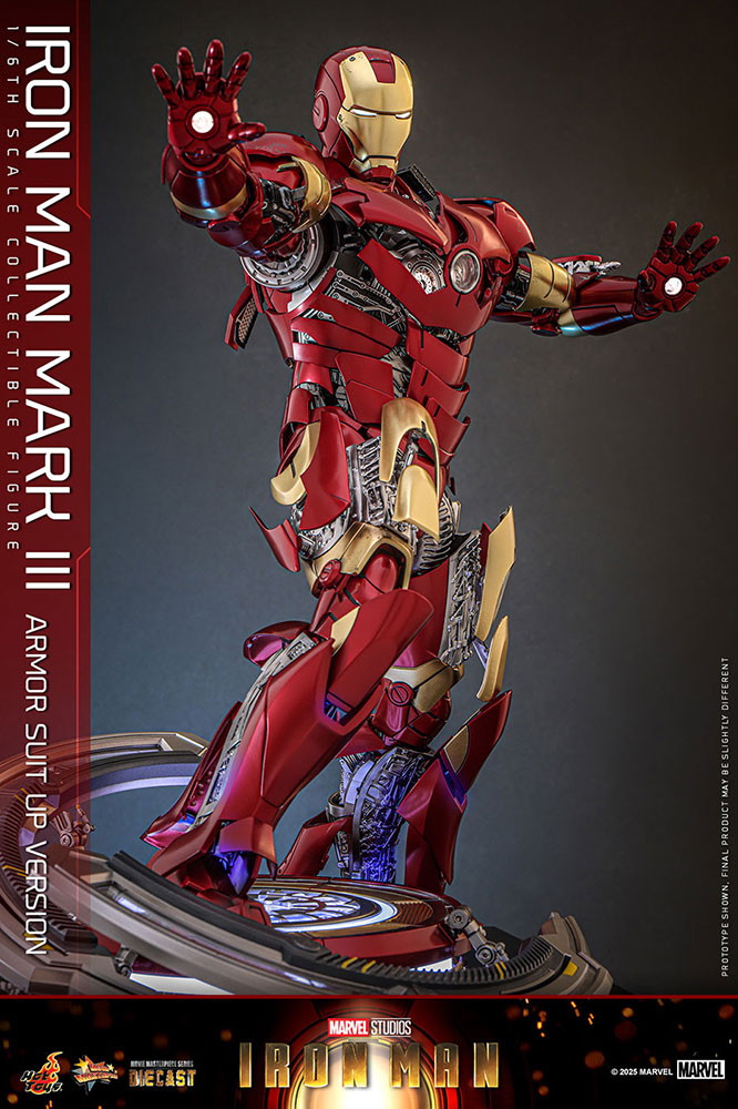 アイアンマン「アイアンマン・マーク3（アーマー・スーツアップ版）」のフィギュア画像