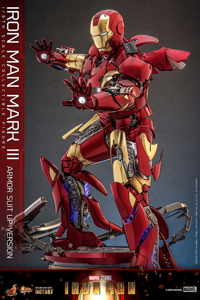 アイアンマン「アイアンマン・マーク3（アーマー・スーツアップ版）」のフィギュア画像