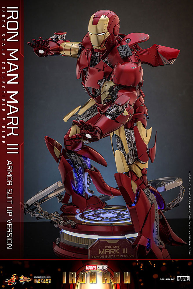 アイアンマン「アイアンマン・マーク3（アーマー・スーツアップ版）」のフィギュア画像