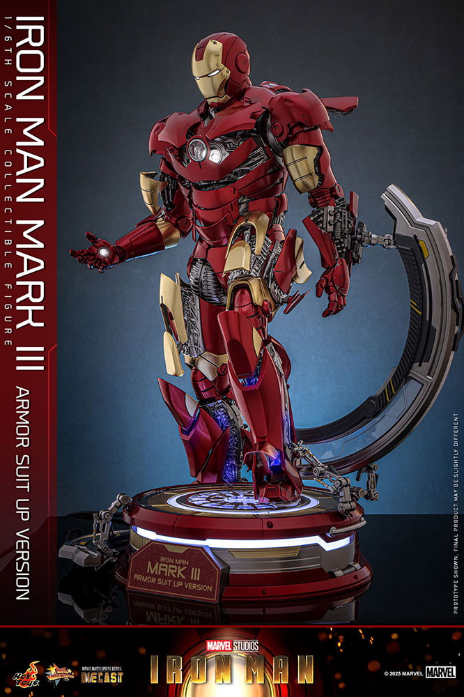 アイアンマン「アイアンマン・マーク3（アーマー・スーツアップ版）」のフィギュア画像