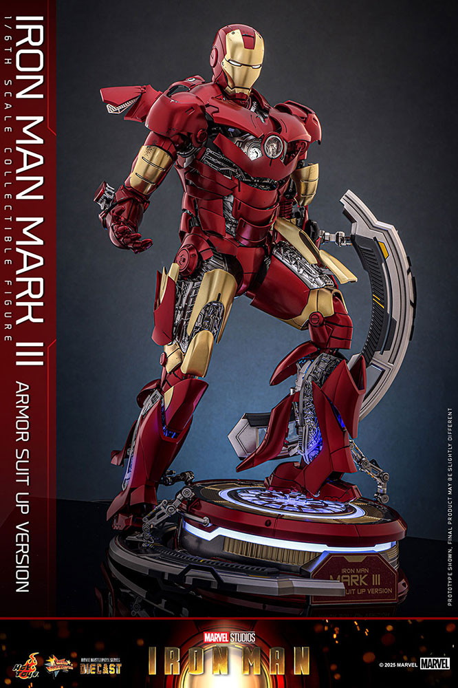 アイアンマン「アイアンマン・マーク3（アーマー・スーツアップ版）」のフィギュア画像