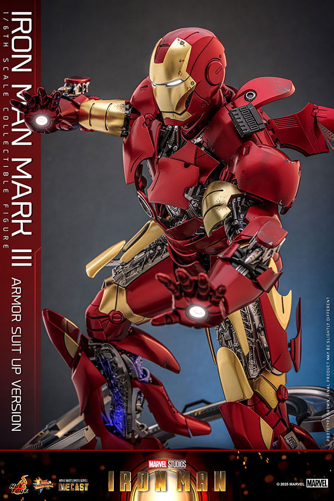 アイアンマン「アイアンマン・マーク3（アーマー・スーツアップ版）」のフィギュア画像