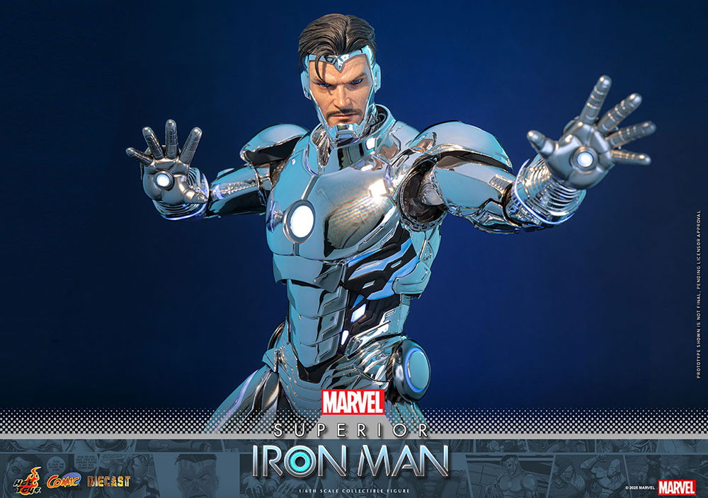 マーベル・コミック「スーペリア・アイアンマン」のフィギュア画像