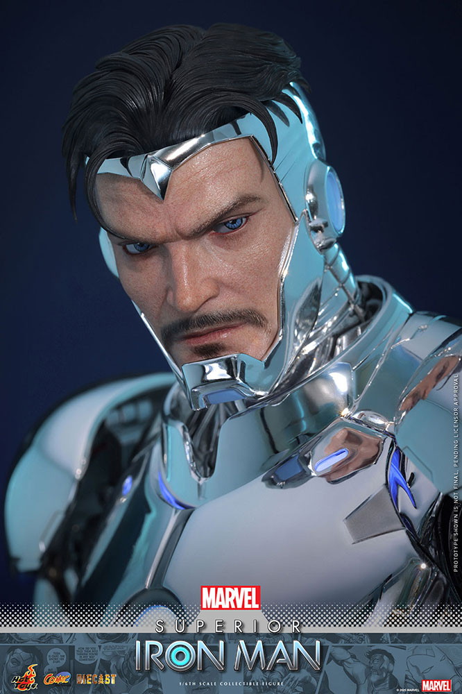 マーベル・コミック「スーペリア・アイアンマン」のフィギュア画像