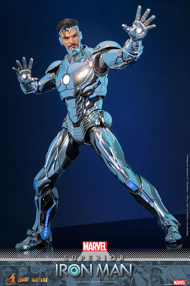 マーベル・コミック「スーペリア・アイアンマン」のフィギュア画像