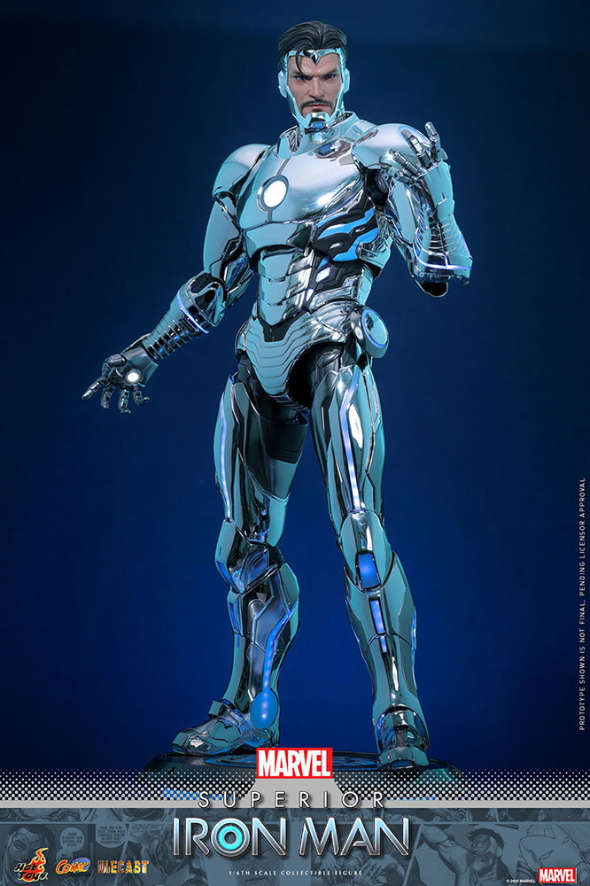 マーベル・コミック「スーペリア・アイアンマン」のフィギュア画像