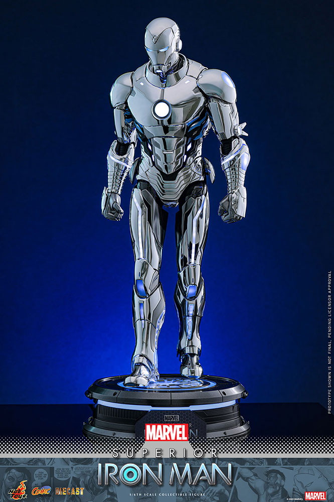 マーベル・コミック「スーペリア・アイアンマン」のフィギュア画像