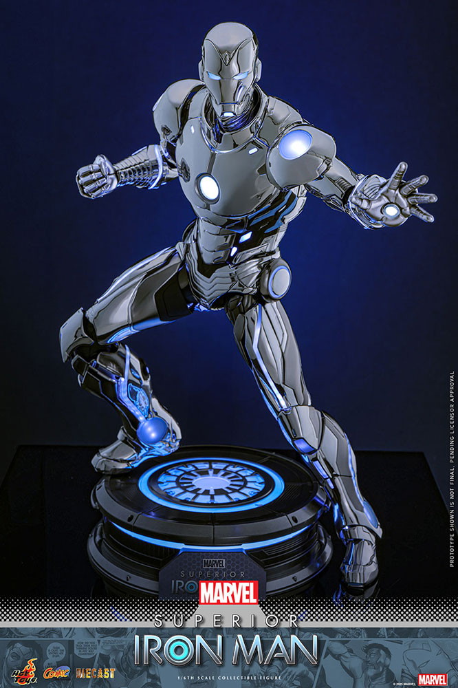 マーベル・コミック「スーペリア・アイアンマン」のフィギュア画像