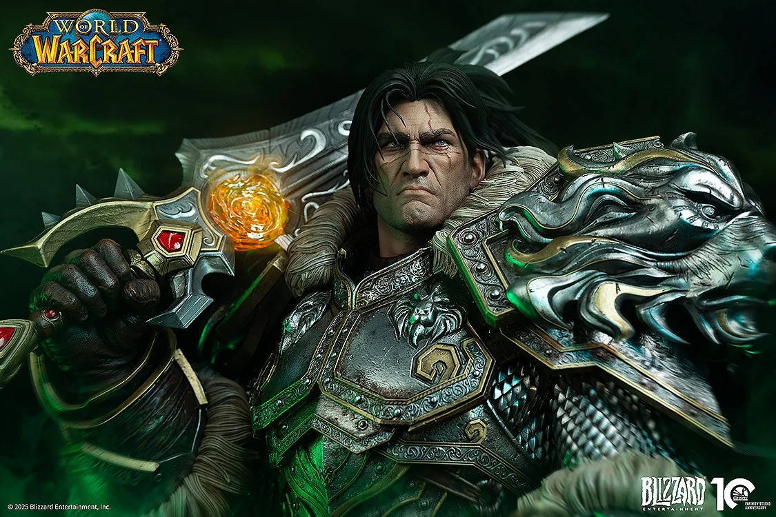 World of Warcraft「Infinity Studio X Blizzard ヴァリアン・リン 1/3バストモデル」のフィギュア画像