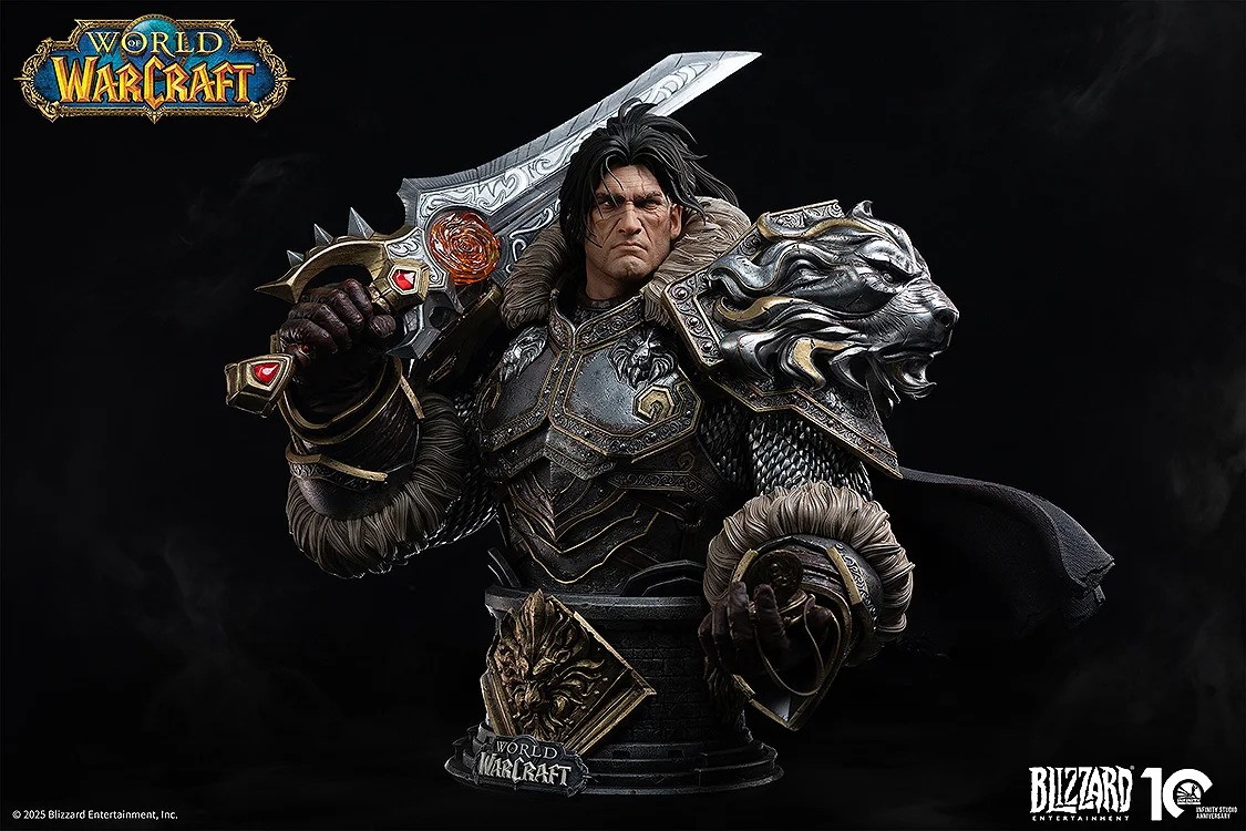 World of Warcraft「Infinity Studio X Blizzard ヴァリアン・リン 1/3バストモデル」のフィギュア画像