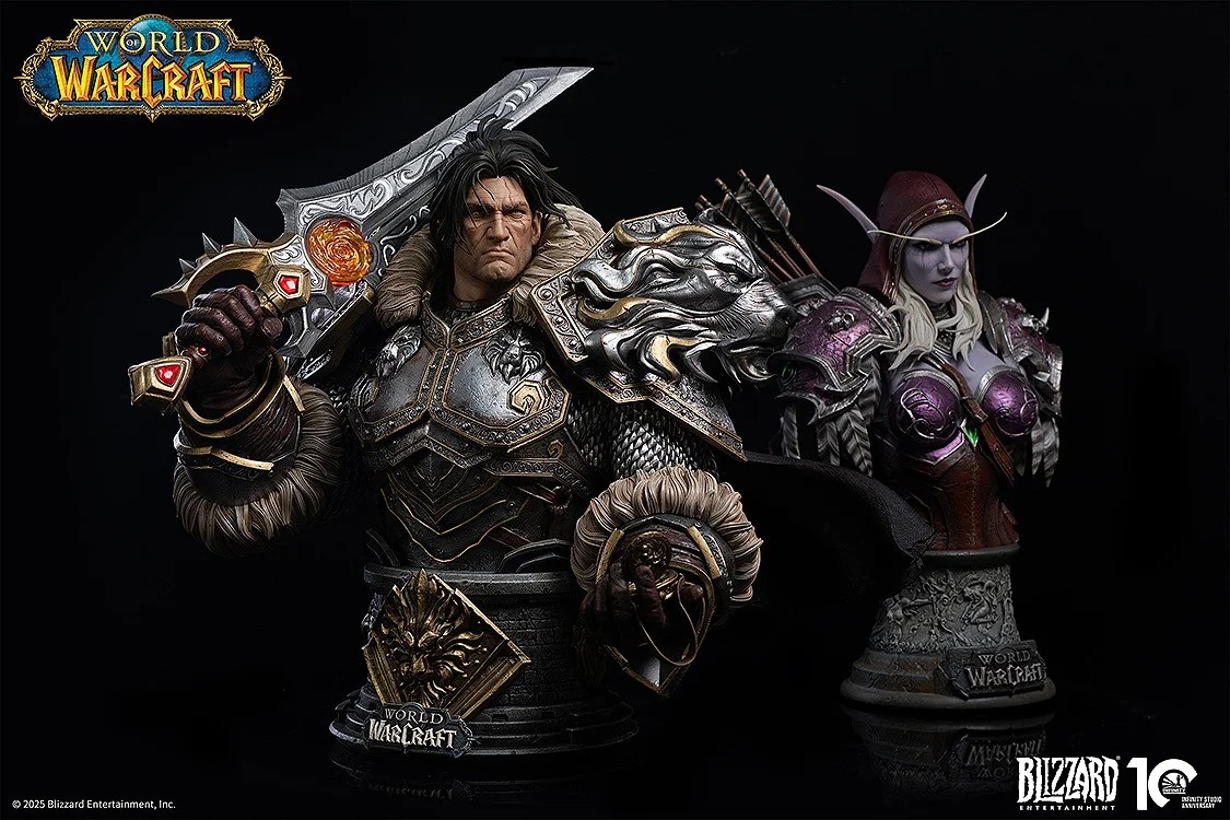 World of Warcraft「Infinity Studio X Blizzard ヴァリアン・リン 1/3バストモデル」のフィギュア画像