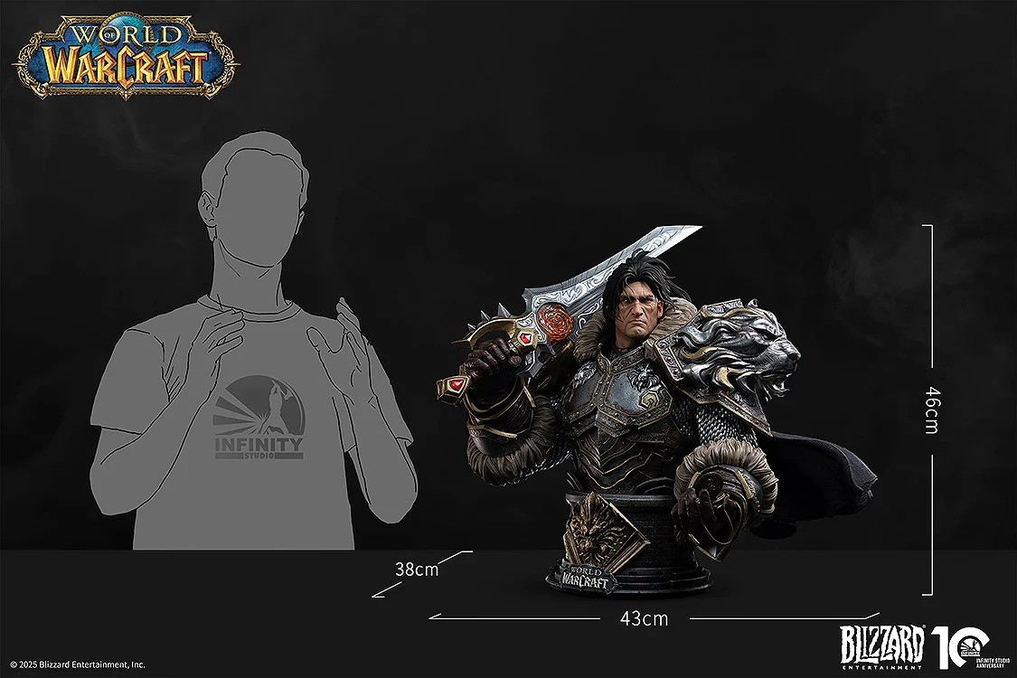 World of Warcraft「Infinity Studio X Blizzard ヴァリアン・リン 1/3バストモデル」のフィギュア画像