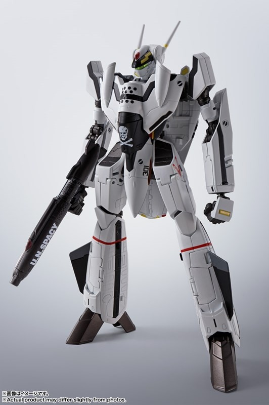 マクロスゼロ「HI-METAL R VF-0Sフェニックス（ロイ・フォッカー機） ＋ QF-2200D-B ゴースト」のフィギュア画像