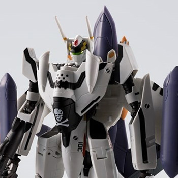 マクロスゼロ「HI-METAL R VF-0Sフェニックス（ロイ・フォッカー機） ＋ QF-2200D-B ゴースト」のフィギュア