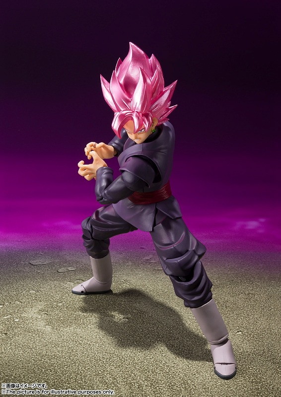 ドラゴンボール超「S.H.Figuarts ゴクウブラック-スーパーサイヤ人ロゼ-」のフィギュア画像