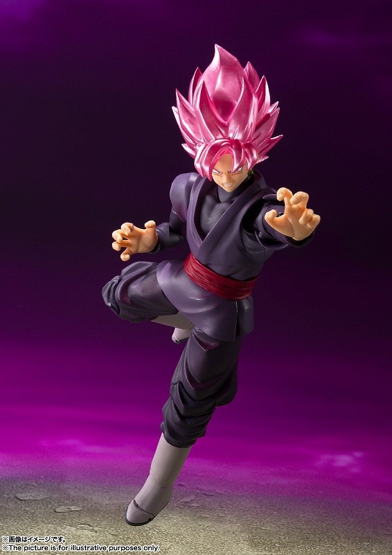 ドラゴンボール超「S.H.Figuarts ゴクウブラック-スーパーサイヤ人ロゼ-」のフィギュア画像