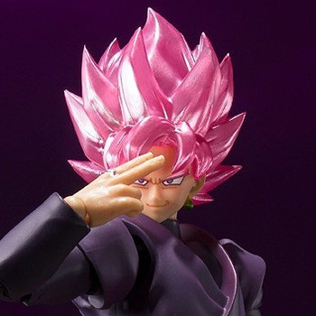 ドラゴンボール超「S.H.Figuarts ゴクウブラック-スーパーサイヤ人ロゼ-」のフィギュア
