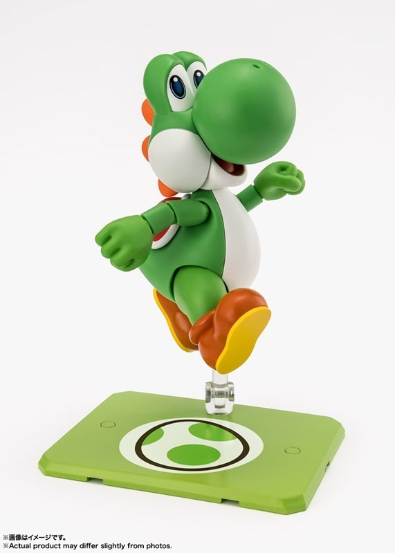 スーパーマリオ「S.H.Figuarts ヨッシー (SUPER MARIO)」のフィギュア画像