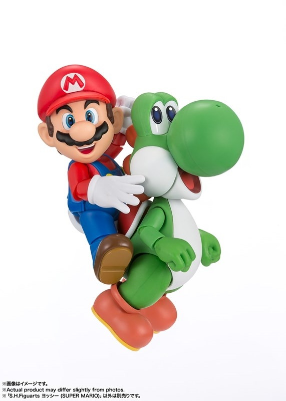スーパーマリオ「S.H.Figuarts ヨッシー (SUPER MARIO)」のフィギュア画像