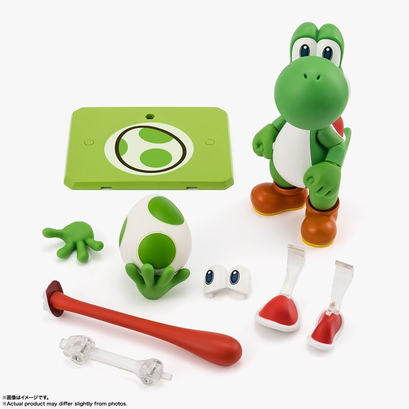 スーパーマリオ「S.H.Figuarts ヨッシー (SUPER MARIO)」のフィギュア画像