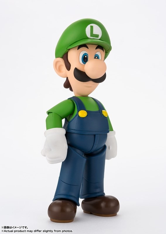 スーパーマリオ「S.H.Figuarts ルイージ (SUPER MARIO)」のフィギュア画像