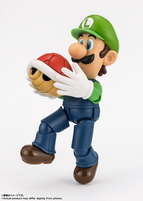 スーパーマリオ「S.H.Figuarts ルイージ (SUPER MARIO)」のフィギュア画像