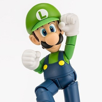 スーパーマリオ「S.H.Figuarts ルイージ （SUPER MARIO）」のフィギュア