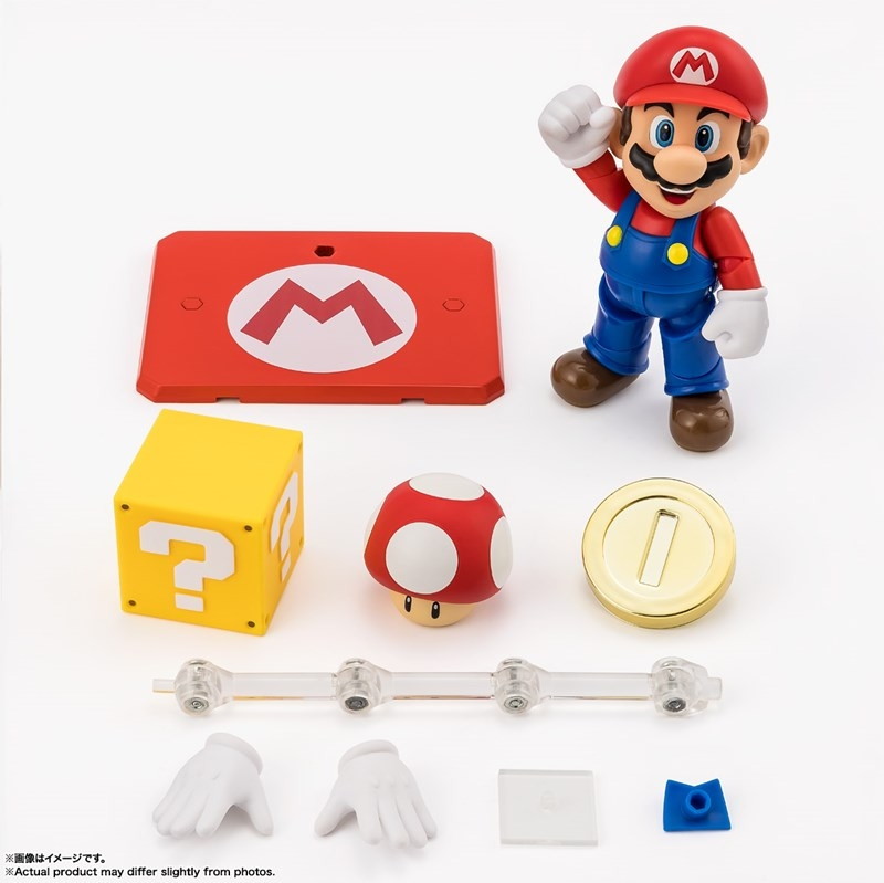 スーパーマリオ「S.H.Figuarts マリオ (SUPER MARIO)」のフィギュア画像