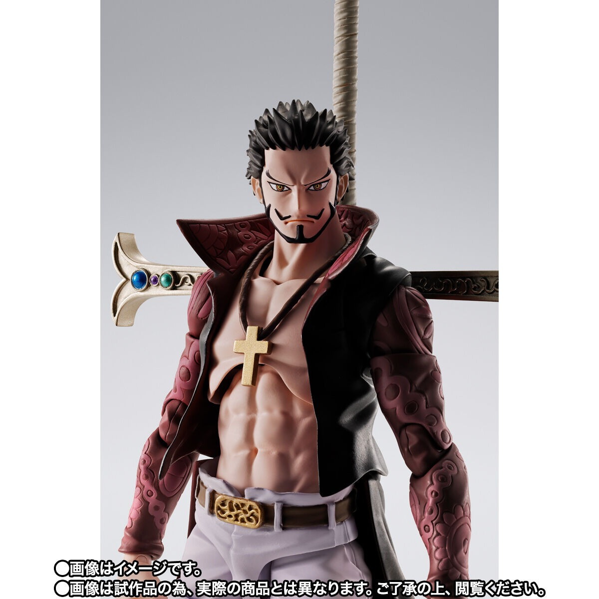 ONE PIECE「S.H.Figuarts ジュラキュール・ミホーク -鷹の目-」のフィギュア画像
