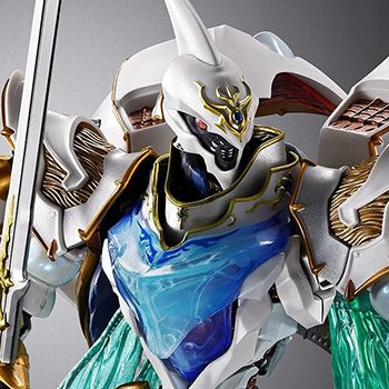 聖戦士ダンバイン New Story of AURA BATTLER Dunbine「METAL BUILD DRAGON SCALE サーバイン（白き秘宝）」のフィギュア