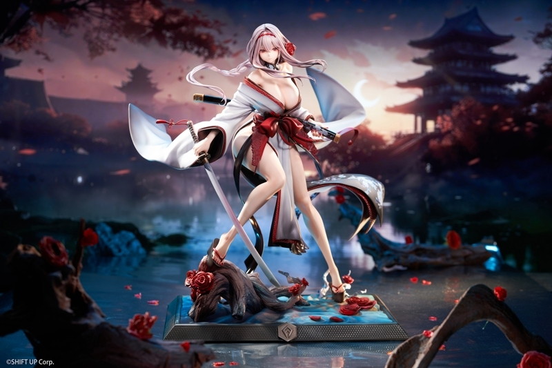 勝利の女神:NIKKE「紅蓮:ブラックシャドウ ロンギングフラワー」のフィギュア画像