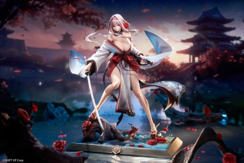 勝利の女神:NIKKE「紅蓮:ブラックシャドウ ロンギングフラワー」のフィギュア画像