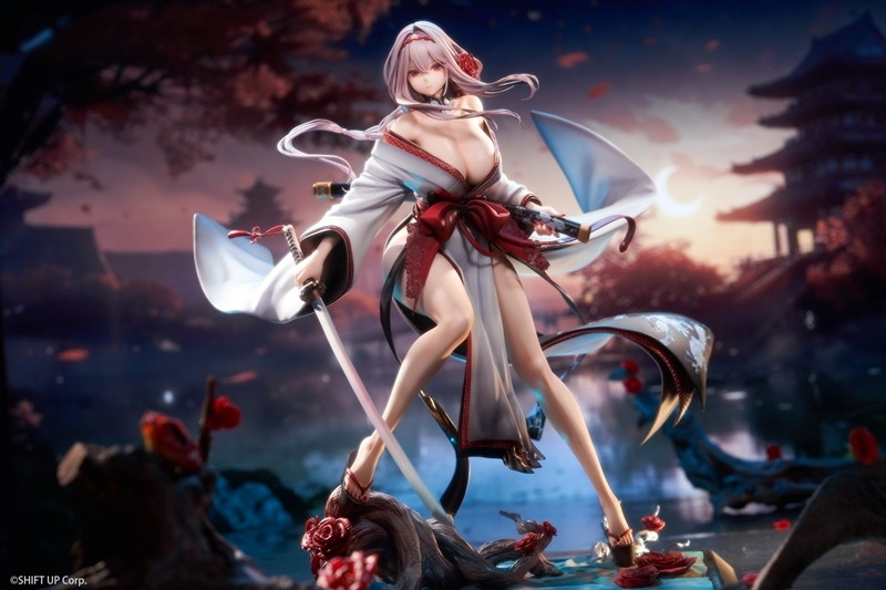勝利の女神:NIKKE「紅蓮:ブラックシャドウ ロンギングフラワー」のフィギュア画像