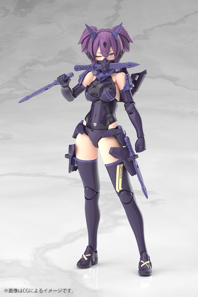 メガミデバイス「朱羅 忍者 枢 影衣 フルパッケージ」のフィギュア画像