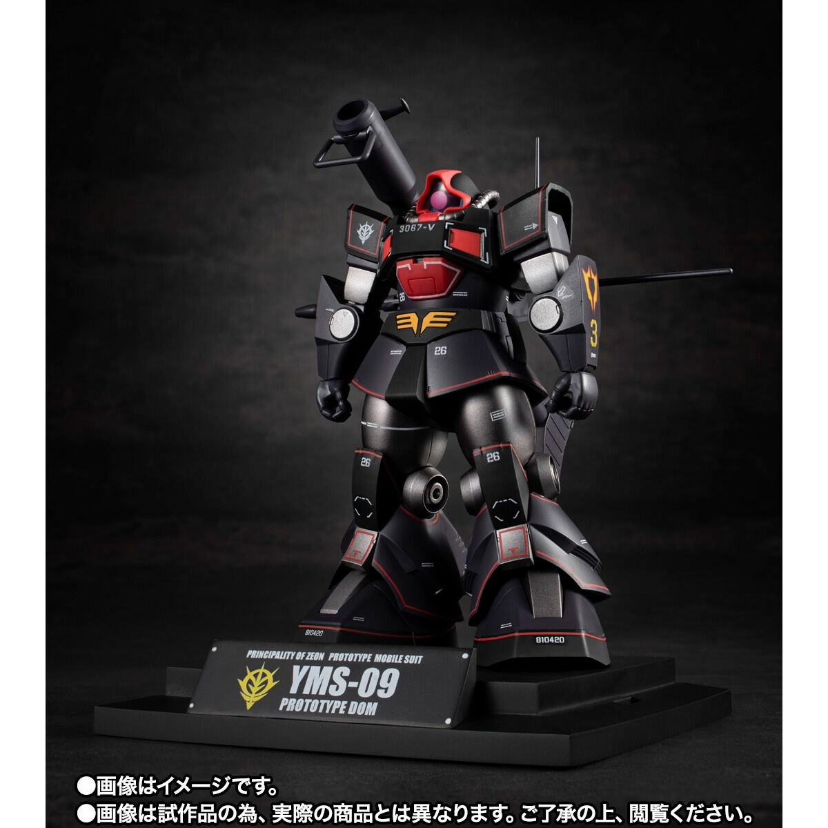 機動戦士ガンダム「ROBOT魂 ＜SIDE MS＞ YMS-09 プロトタイプ・ドム ver. A.N.I.M.E. ～MS MUSEUM～」のフィギュア画像