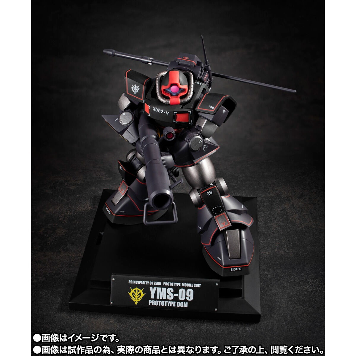 機動戦士ガンダム「ROBOT魂 ＜SIDE MS＞ YMS-09 プロトタイプ・ドム ver. A.N.I.M.E. ～MS MUSEUM～」のフィギュア画像