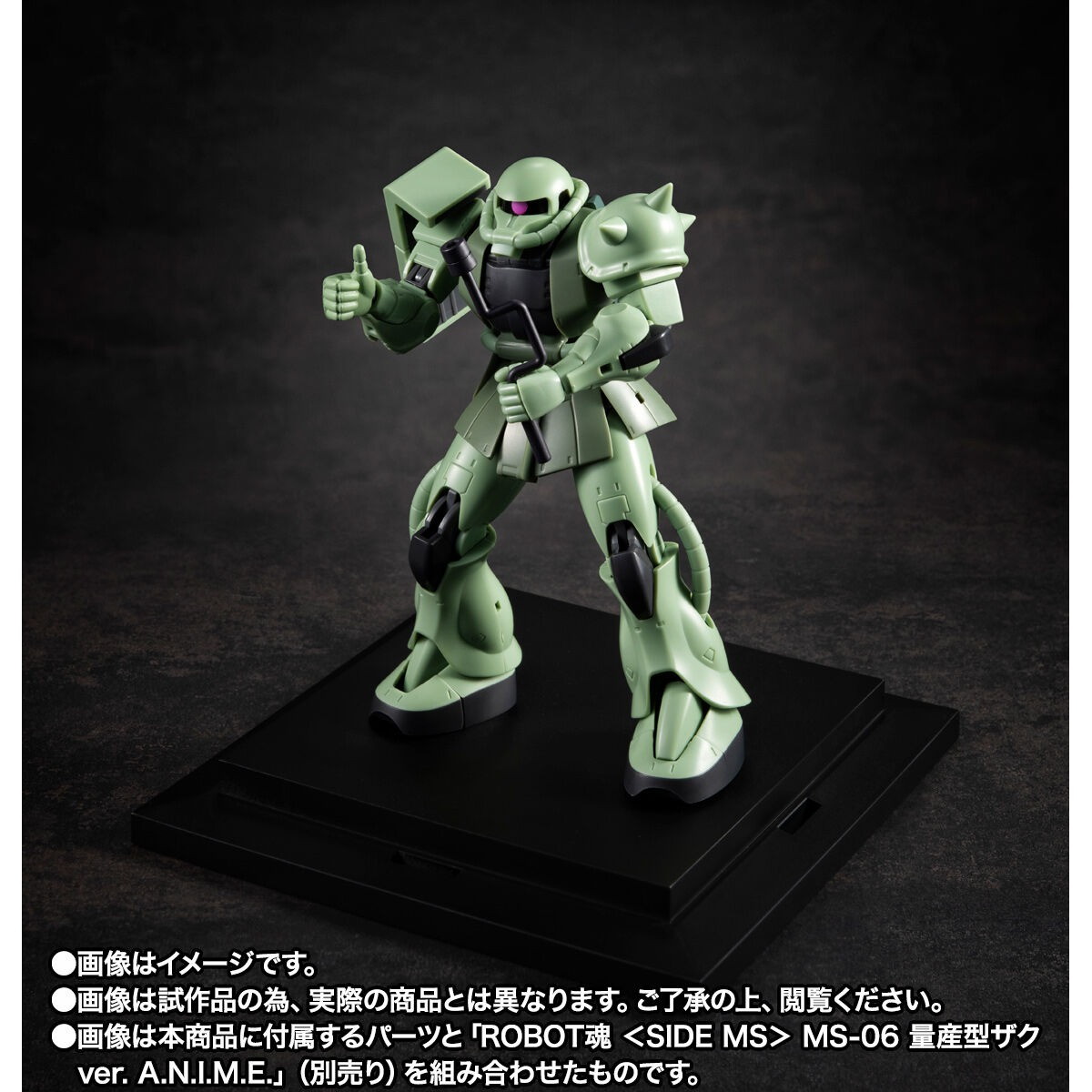 機動戦士ガンダム「ROBOT魂 ＜SIDE MS＞ YMS-09 プロトタイプ・ドム ver. A.N.I.M.E. ～MS MUSEUM～」のフィギュア画像