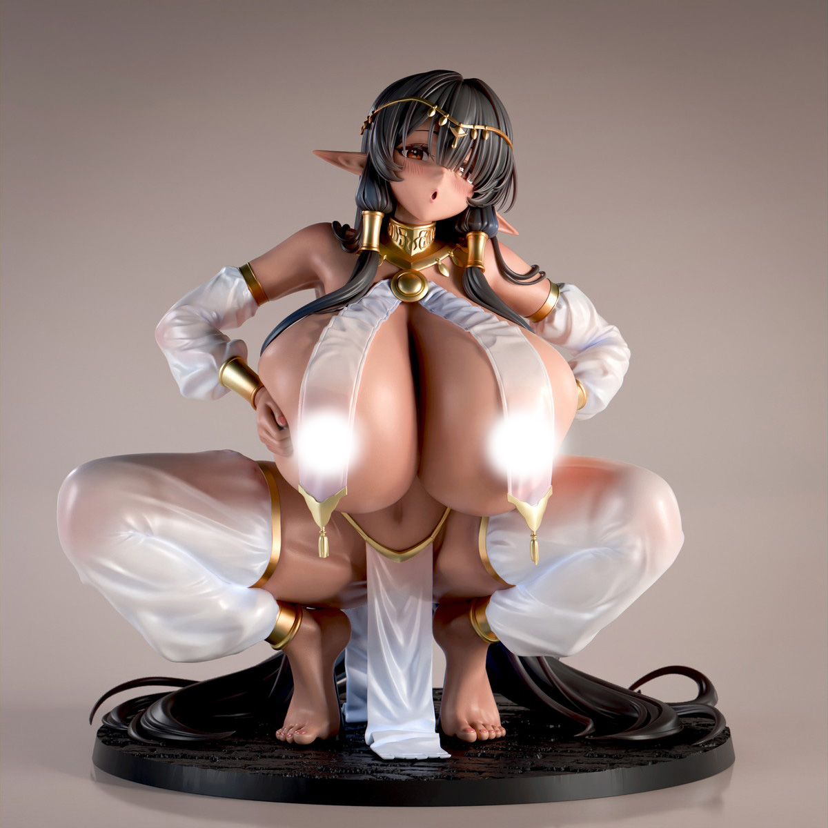 インサイトオリジナル「肉感少女 異世界ダークエロフ サリュナ」のフィギュア画像