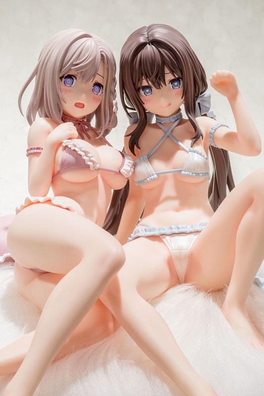 妹と妹の親友で催眠耐性EXの清楚JCと催眠でイチャイチャする本「清水優衣 illustration by karory（KAROMIX）」のフィギュア画像