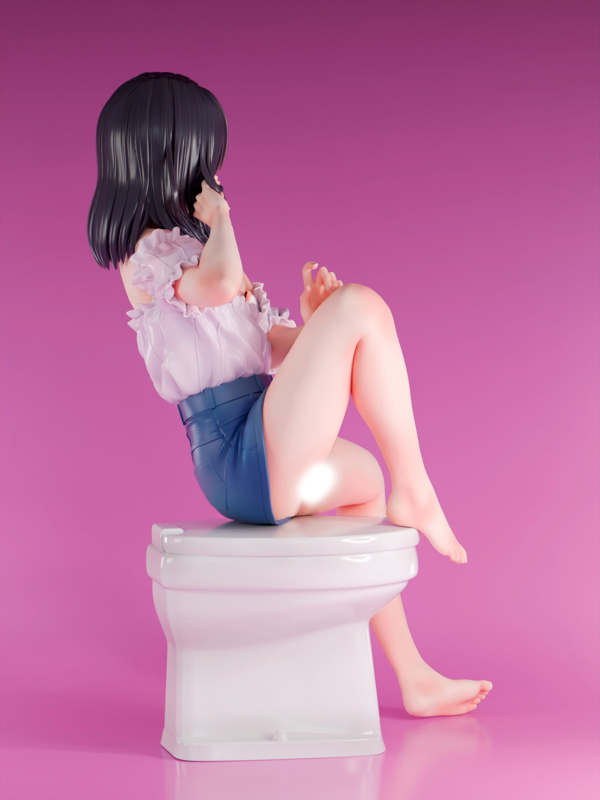 初心者女装男子♂をメス堕ちさせてみた!「初心者女装男子♂のなおちゃん」のフィギュア画像