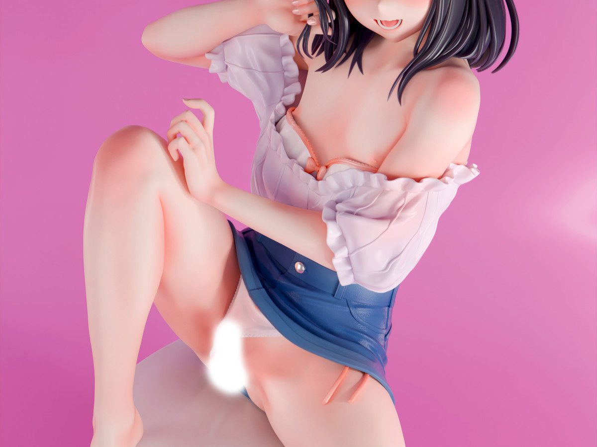初心者女装男子♂をメス堕ちさせてみた!「初心者女装男子♂のなおちゃん」のフィギュア画像