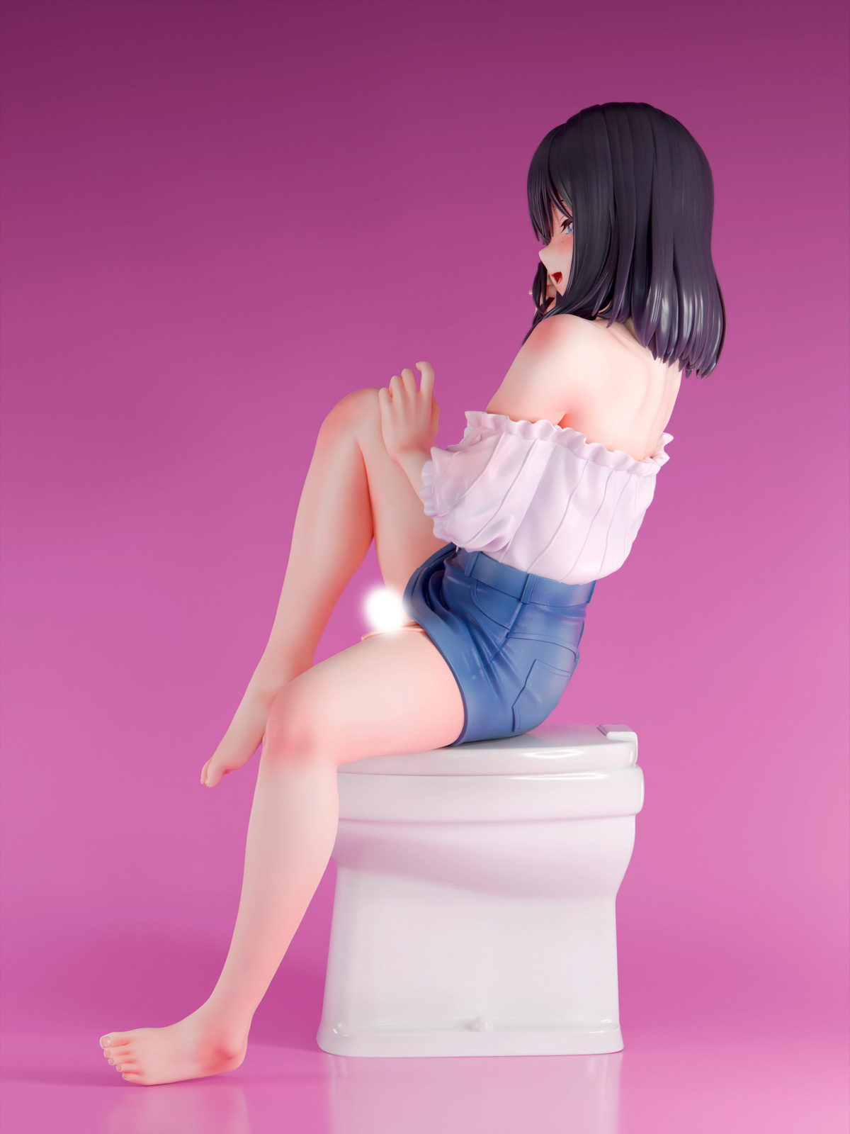 初心者女装男子♂をメス堕ちさせてみた!「初心者女装男子♂のなおちゃん」のフィギュア画像